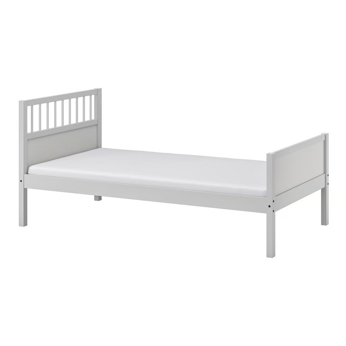 IKEA - SMYGA Estructura de cama, gris claro, 90x200 cm