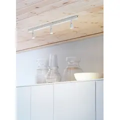IKEA - Barra LED para techo BÄVE, 3 focos, blanco