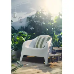 IKEA - SKARPÖ Sitial de terraza, blanco