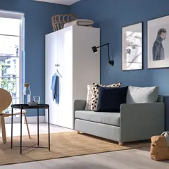 IKEA - Sofá cama FRIDHULT, Knisa gris claro