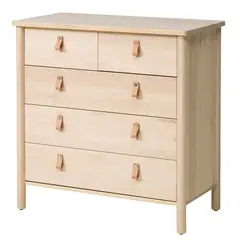 IKEA - BJÖRKSNÄS cómoda 5c 90x47x90 abedul