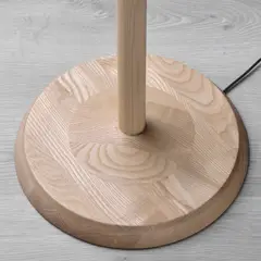 IKEA - KINNAHULT Lámpara de pie, fresno/blanco, 150 cm