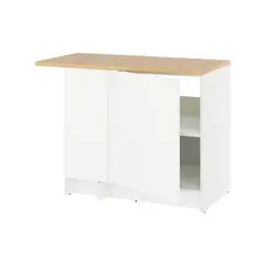 IKEA - KNOXHULT Mueble base esquinero, blanco estructura, 100x91 cm