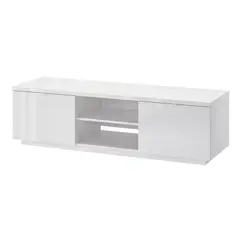 IKEA - BYÅS rack TV 160x42x45 alto brillo blanco