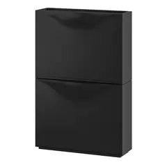 IKEA - TRONES zapatero 52x18x39 negro 2un