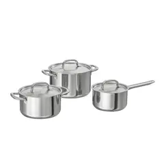 IKEA - 365+ batería cocina 6p acero inoxidable