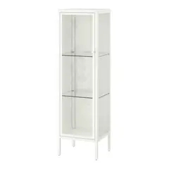 IKEA - BAGGEBO vitrina 34x30x116 metal/blanco