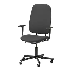 IKEA - SMÖRKULL silla escritorio GRÄSNÄS Gris oscuro
