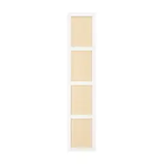 IKEA - HÖGADAL Puerta, blanco/Bambú tejido, 40x192 cm