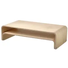 IKEA - VATTENKAR Soporte para notebook/monitor, abedul, 52x26 cm