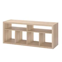 IKEA - KALLAX rack TV 147x60 efecto roble tinte blanco