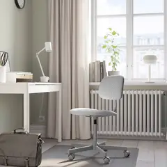 IKEA - Silla de escritorio BLECKBERGET, Klovsta blanco/gris
