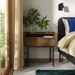 IKEA - RÅDMANSÖ Velador 54x38x58 café efecto nogal