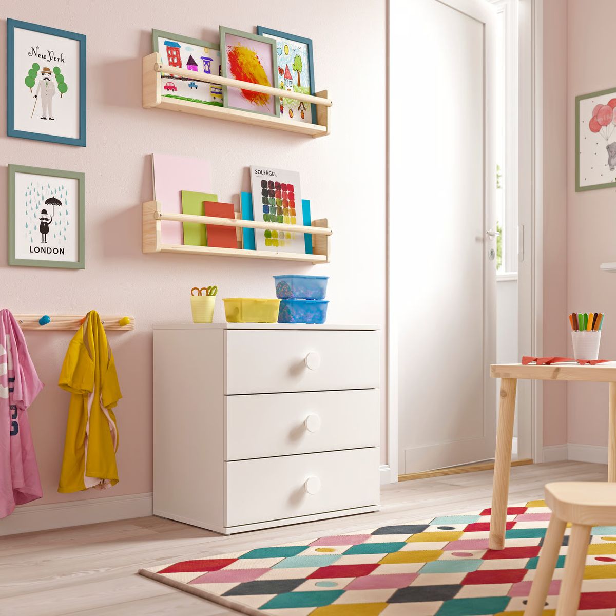 IKEA - GODISHUS cómoda 3c 60x40x60 blanco
