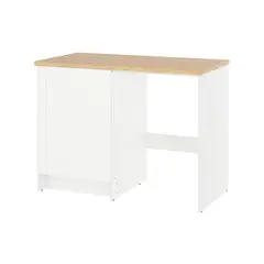 IKEA - KNOXHULT Armario bajo con puerta y hueco, blanco estructura, 120x61x91 cm