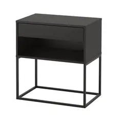 IKEA - VIKHAMMER velador 60x39 negro