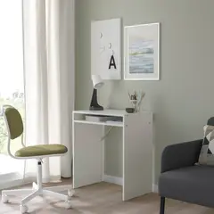IKEA - Escritorio TORALD, blanco, 65x40 cm