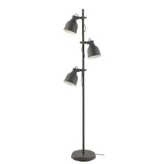 IKEA - HEKTAR N lámpara pie Gris oscuro CL