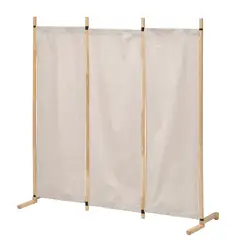 IKEA - GLAMBERGET Biombo, pino/Katorp beige, 150x150 cm