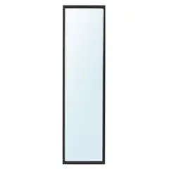 IKEA - NISSEDAL Espejo, negro, 40x150 cm