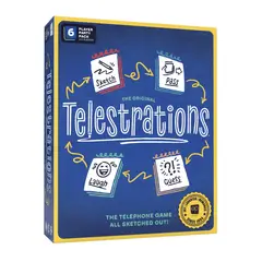 USAOPOLY - Juego de Mesa Telestrations 6 Jugadores 2a Edición