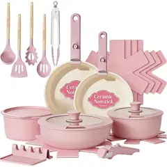CHEF - Juego Ollas Umite 21 Pzs Cerámico Antiadherente