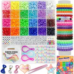 PONY - Set Cuentas LIS HEGENSA 1000pcs 9mm 24 Colores