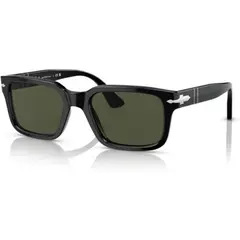 PERSOL - Anteojos PO3272S Rect Negro 9531 Lentes Verdes 100UV