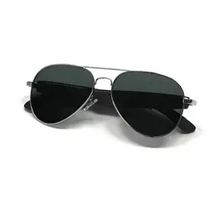 RENVMEXY - Lentes Inteligentes de Sol F18 Reproducción Música Tactil Smartglasses plata verde oscuro