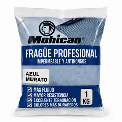 MOHICAN - Frague Fluido 1 Kg Impermeable Antihongos Color Azul Murato
