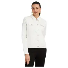 LORENZO DI PONTTI - Casaca Denim Mujer Blanco