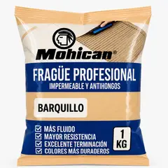 MOHICAN - Frague Fluido 1 Kg Impermeable Antihongos Color Barquillo