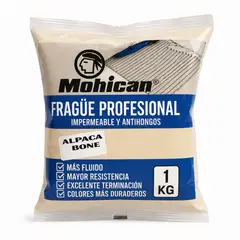 MOHICAN - Frague Fluido 1 Kg Impermeable Antihongos Color Alpaca Bone