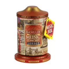 BASILUR - Lata Music Concert Navidad 25 piramides - Te negro Ceylonn