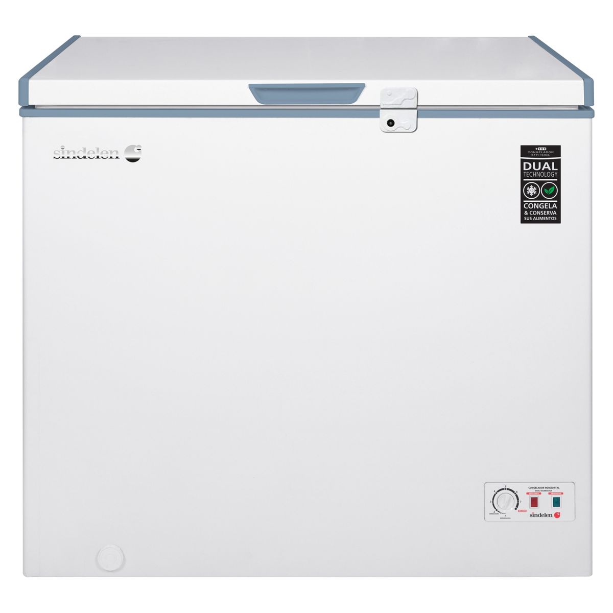 SINDELEN - Congelador Freezer Horizontal 192 Lt SFH-201BL Sindelen