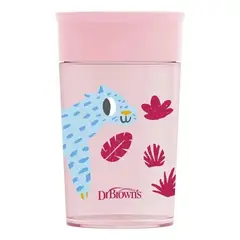 DR BROWN'S - Vaso Bebe Antiderrame 360° 300ml Silicona 9m+ Dr Browns