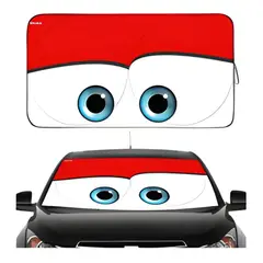 GENERICO - Parasol para Autos 150×70 cm Ojos Rojos Cars