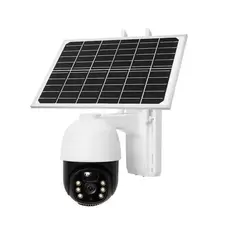 GENERICO - Camara De Vigilancia Con Panel Solar Exterior 4MP