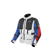 LS2 - CHAQUETA BREAKOUT GRIS AZUL ROJO