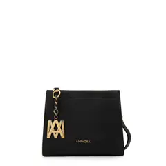 AMPHORA - Cartera bandolera miller negro