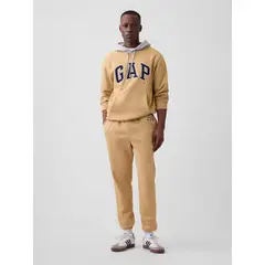 GAP - Pantalón De Buzo Logo Hombre Mostaza