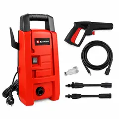 EINHELL - Hidrolavadora Electrica 1200W 60 bar 330 l/h TC-HP 90 Rojo