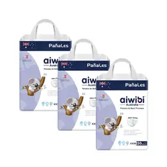 AIWIBI - Pañales Premium Talla XXXG - 60 Unidades