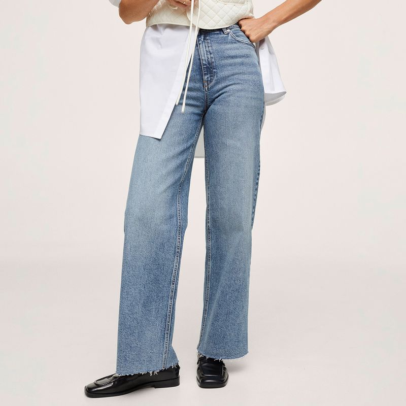 Mango - Jeans Wide Leg Casilda Tiro Alto Mango