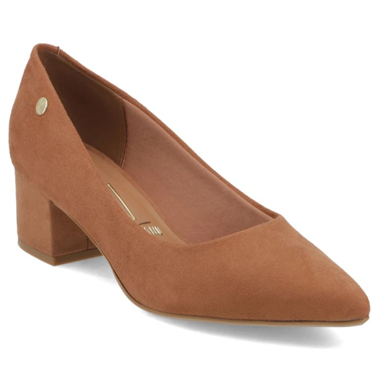 Taco Ancho Camel Mujer