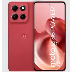 MOTOROLA - Celular Moto g86 Power 256GB - Cereza