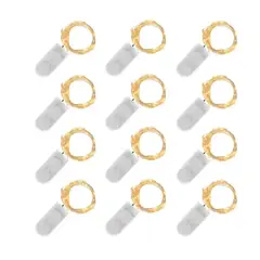 GENERICO - Guirnaldas Led 20 Luces Hadas 2 Metros Pilas Incluidas 12pk BELUG