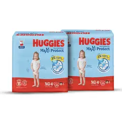 HUGGIES - Pack 80 Pañales Maxi Protect XG