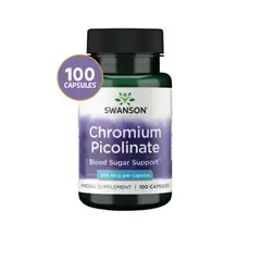 SWANSON - Cromo Picolinato 200 mcg 100 Cápsulas