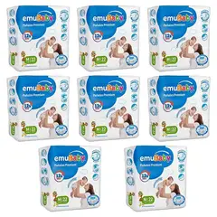 EMUBABY - Pañal Premium Talla M - 176 Unidades